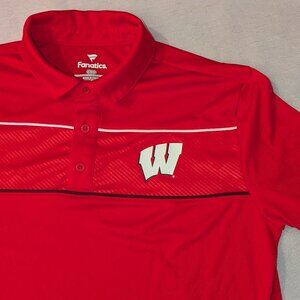 Fanatics UW-Madison Polo Shirt, Men's L